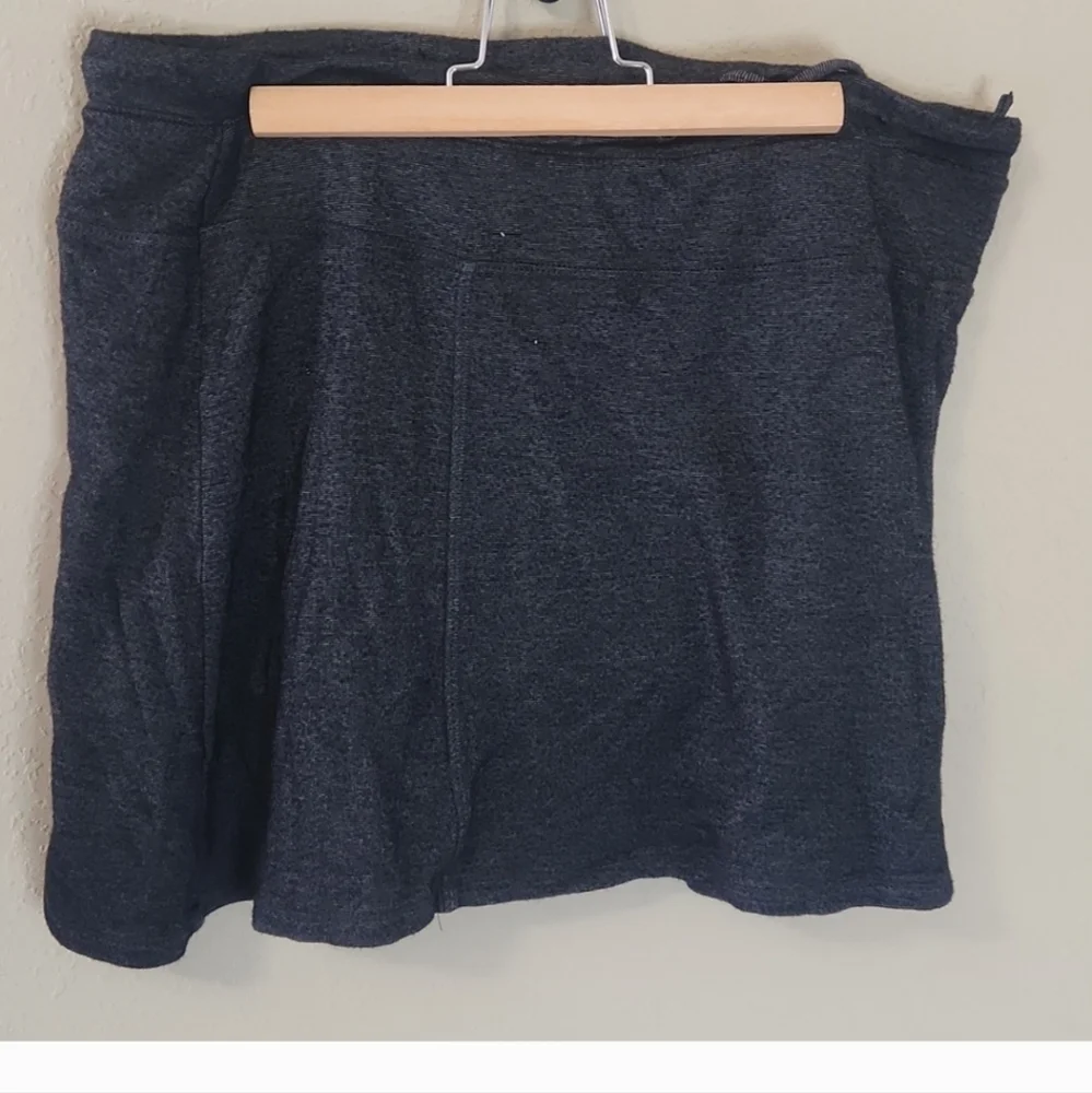 Green Tea Athletic Skort Gray Sports Athleisure Size Large - Picture 1 of 4